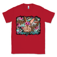Red happy easter bunny western background Classic Tee - Jasminsmagicworld