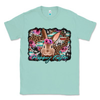 Seafoam happy easter bunny western background Classic Tee - Jasminsmagicworld