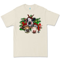 Bone christmas cows with tree Premium Tee - RanaPortraitStore