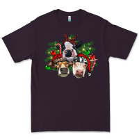 Plum christmas cows with tree Premium Tee - RanaPortraitStore