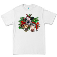 White christmas cows with tree Premium Tee - RanaPortraitStore