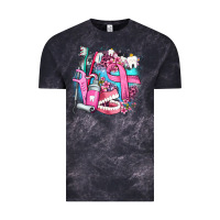 Cloud Black dental elements and cancer with cowhide and leopard Vintage Tee - AdoDesignShop