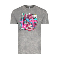 Cloud Rock dental elements and cancer with cowhide and leopard Vintage Tee - AdoDesignShop
