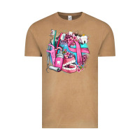 Vintage Camel dental elements and cancer with cowhide and leopard Vintage Tee - AdoDesignShop