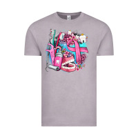Vintage Zinc dental elements and cancer with cowhide and leopard Vintage Tee - AdoDesignShop