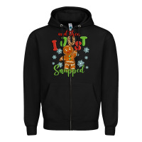 Black and then i just snnaped Zipper Hoodie - MaliasSmallBusiness