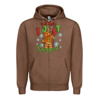 Chestnut and then i just snnaped Zipper Hoodie - MaliasSmallBusiness