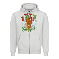 Dove Grey and then i just snnaped Zipper Hoodie - MaliasSmallBusiness