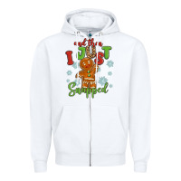 White and then i just snnaped Zipper Hoodie - MaliasSmallBusiness
