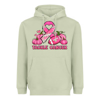 Matcha tackle cancer pumpkins football and ribbon breast cancer awareness Heavyweight Hoodie - Jasminsmagicworld