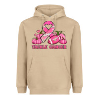 Mushroom tackle cancer pumpkins football and ribbon breast cancer awareness Heavyweight Hoodie - Jasminsmagicworld