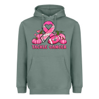 Sage tackle cancer pumpkins football and ribbon breast cancer awareness Heavyweight Hoodie - Jasminsmagicworld