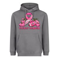 Storm tackle cancer pumpkins football and ribbon breast cancer awareness Heavyweight Hoodie - Jasminsmagicworld
