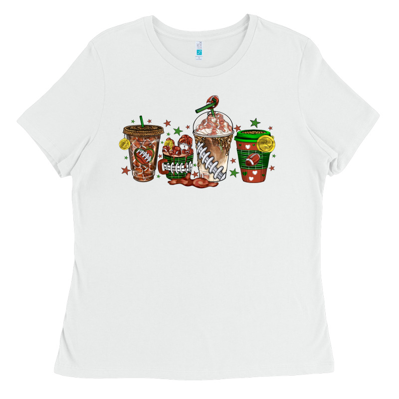 American Football Coffee Cups Ladies Tee by texasbilliewilder | Teevron