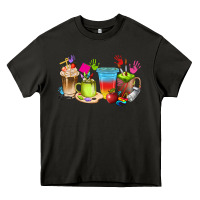 Asphalt art teacher coffee cups Heavy Core Tee - texasbilliewilder