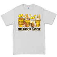 Dove Grey childhood cancer coffee cups Premium Tee - Zillion Design Studio
