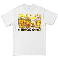 White childhood cancer coffee cups Premium Tee - Zillion Design Studio