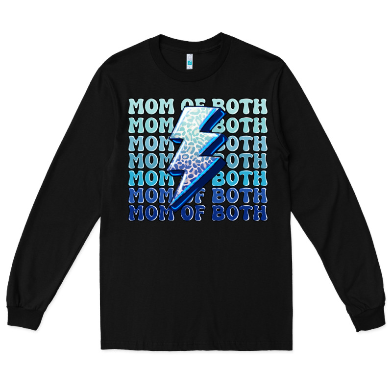 Mom Of Both Boys Long Sleeve Tee by MaliasSmallBusiness | Teevron