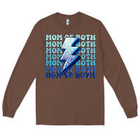 Chestnut mom of both boys Long Sleeve Tee - MaliasSmallBusiness