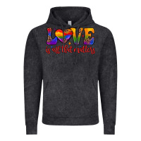 Vintage Black love is all that matters Vintage Hoodie - JahusDesignShop