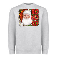 Heather Grey christmas ho ho ho santa clause Heavyweight Sweatshirt - AdoDesignShop