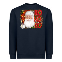 Navy christmas ho ho ho santa clause Heavyweight Sweatshirt - AdoDesignShop