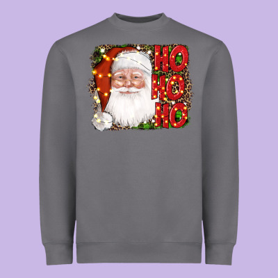 Christmas Ho Ho Ho Santa Clause Heavyweight Sweatshirt Designed By Adodesignshop