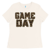Bone game day leopard Ladies Tee - Zillion Design Studio