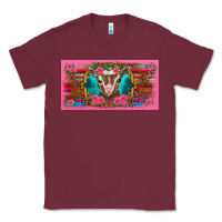 Burgundy western baby boer goat pink flowers serape leopard pink glitter patter Classic Tee - BarkalooDesign