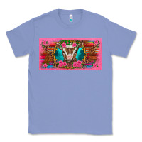 Colony Blue western baby boer goat pink flowers serape leopard pink glitter patter Classic Tee - BarkalooDesign