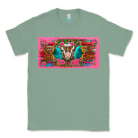 Sage western baby boer goat pink flowers serape leopard pink glitter patter Classic Tee - BarkalooDesign