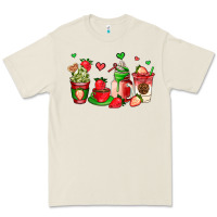 Bone strawberry coffee cups Premium Tee - AdoDesignShop