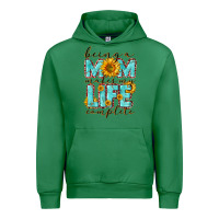 Emerald Being a Mom makes my life complete Mother's Day Urban Hoodie - CowGirlArtShop