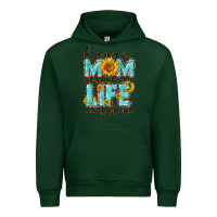 Forest Green Being a Mom makes my life complete Mother's Day Urban Hoodie - CowGirlArtShop