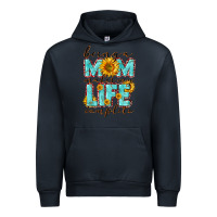 Navy Being a Mom makes my life complete Mother's Day Urban Hoodie - CowGirlArtShop