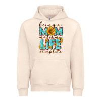 Sandshell Being a Mom makes my life complete Mother's Day Urban Hoodie - CowGirlArtShop