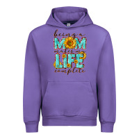 Tulip Being a Mom makes my life complete Mother's Day Urban Hoodie - CowGirlArtShop