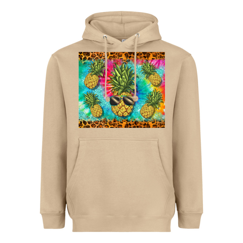 Summer Pineapple Heavyweight Hoodie by BarkalooDesign | Teevron