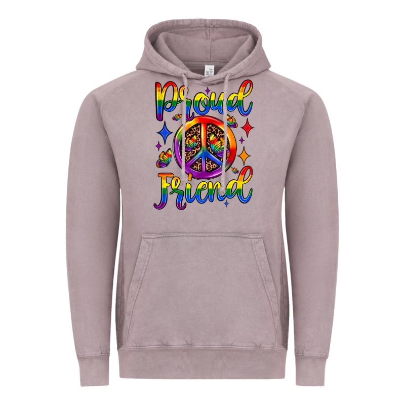 Proud Friend Vintage Hoodie by JahusDesignShop | Teevron