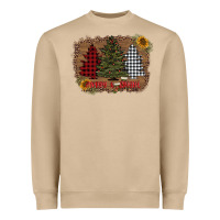 Mushroom merry and bright with tree's Heavyweight Sweatshirt - AdoDesignShop