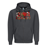 Smoke santa s favorite coffee school secretary Zipper Hoodie - MaliasSmallBusiness