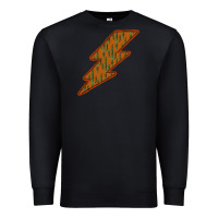 Black Western Cactus Lightning Orange Background Premium Sweatshirt - Bettercallsaul