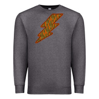 Charcoal Heather Western Cactus Lightning Orange Background Premium Sweatshirt - Bettercallsaul