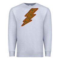 Heather Grey Western Cactus Lightning Orange Background Premium Sweatshirt - Bettercallsaul
