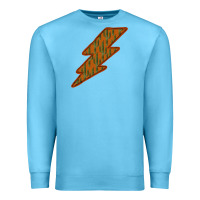Ocean Blue Western Cactus Lightning Orange Background Premium Sweatshirt - Bettercallsaul