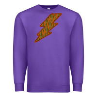 Purple Western Cactus Lightning Orange Background Premium Sweatshirt - Bettercallsaul