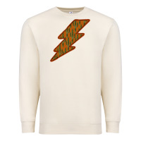 Sandshell Western Cactus Lightning Orange Background Premium Sweatshirt - Bettercallsaul