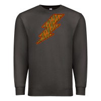 Smoke Western Cactus Lightning Orange Background Premium Sweatshirt - Bettercallsaul