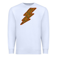 White Western Cactus Lightning Orange Background Premium Sweatshirt - Bettercallsaul
