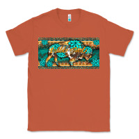 Copper western  bison wild soul turquoise's gemstones  license plate template Classic Tee - BarkalooDesign